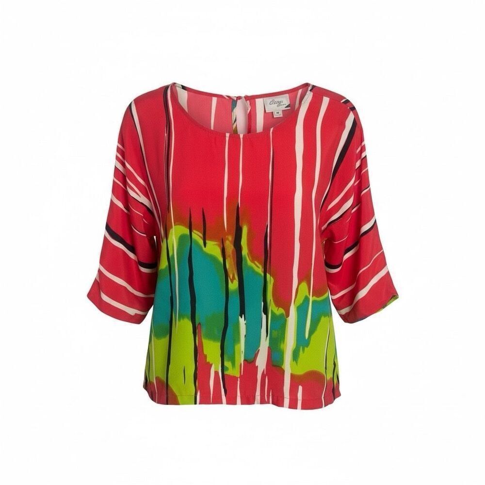 Beige multi Color blouse